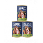 SIMPLY FROM NATURE Hrana umeda pentru caini, cu fazan si morcovi 3 x 400 g