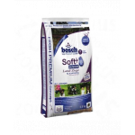 BOSCH Soft Senior Hrana uscata cu carne de capra si cartofi pentru cainii senior 12,5 kg + recompense sticks 7 buc.