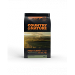 Country&amp;Nature Turkey&amp;Vegetables Recipe Hrana uscata caini adulti talie mica, curcan si legume 14 kg