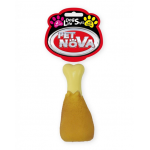 PET NOVA DOG LIFE STYLE Jucarie din cauciuc pentru caini, copan de gaina 13cm