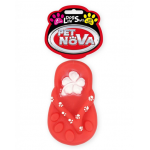 PET NOVA DOG LIFE STYLE Jucarie pentru caini &quot;Flip flop&quot;, 15cm, rosu