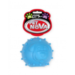 PET NOVA DOG LIFE STYLE Jucarie peste fierastrau pentru caini, aroma de menta, albastru, 6,5cm