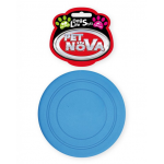 PET NOVA DOG LIFE STYLE, Frisbee pentru caine 18cm, albastru, aroma de menta