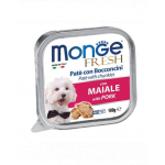MONGE Fresh hrană umedă pentru câini sub formă de pate, cu porc 100 g