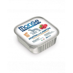 MONGE Fruit Dog Monoprotein hrană umedă pentru câini, cu rață și zmeură 150 g