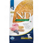 FARMINA N&amp;D Low Grain Puppy Mini Hrana uscata catei talie mica, cu miel si afine 2.5 kg