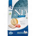 FARMINA N&amp;D Ocean Hrana caini adulti de talie mica, cu somon, cod si pepene galben 800 g