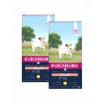 EUKANUBA Caring Senior Small Breed hrana uscata caini seniori talie mica, bogat in pui si curcan 30 kg (2x15kg)