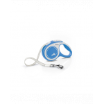 FLEXI New Comfort lesa automata cu banda pentru caini, albastru, marimea XS, 3 m