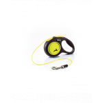FLEXI Neon New Classic XS Cord Lesa pentru caini cu snur 3 M
