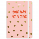 Agenda Dictando Nedatata Daco, 160 File, 130x205 mm, Format A6, 70 g/m², Roz