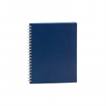 Agenda Ego Premier, A4, Nedatata, 192 File, Albastra, Spirala, 70 g/m²