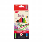 Set 12 Creioane Colorate Daco Dodi, Diametru Mina 4 mm, 12 Culori