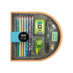 Set Cadou Happy Boots Milan, Verde, Creion Grafit HB
