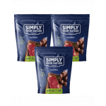 SIMPLY FROM NATURE Recompense carnaciori pentru caini, cu carne de caprioara 3x300 g