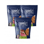 SIMPLY FROM NATURE Recompense pentru dresajul cainilor, vita si prune 3 x 300 g