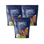 SIMPLY FROM NATURE Recompense pentru dresajul cainilor, rata si banane 3 x 300 g