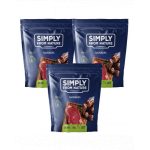 SIMPLY FROM NATURE Carnaciori pentru caini, cu carne de cerb 3 x 200 g