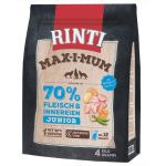 RINTI MAX-I-MUM Junior Chicken hrana uscata caini juniori, cu pui 4 kg