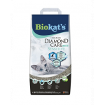 BIOKAT'S Diamond Care Sensitive Classic 6 L nisip pentru pisici sensibile, din bentonita