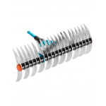 GARDENA Aerator manual gazon dublu combisistem, 35 cm