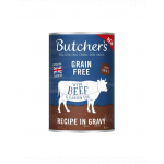 BUTCHER'S Original Recipe in Gravy hrana umeda caini, bucati de vita in sos, conserva 400g