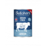 BUTCHER'S Original Junior hrana caini juniori, bucati de vita in jeleu, conserva 400g