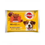 PEDIGREE Vită/Carne de pasăre în aspic 52 x 100 g