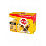 PEDIGREE Mix Pui, Vită, Miel, Curcan 48 x 100g