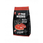 PAN MIĘSKO Hrana uscata pentru caini adulti talie medie, cu vita si capra 9 kg