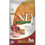 FARMINA N&amp;D Ancestral Grain Dog Senior Mini Hrana uscata pentru caini senior de talie mica, cu pui si ovaz 2.5 kg