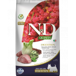 FARMINA N&amp;D Quinoa Digestion Hrana digestiva pentru caini de talie mica, cu miel 2.5 kg