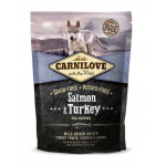 CARNILOVE Puppy somon și curcan 1,5 kg