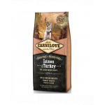 CARNILOVE Puppy large breed Hrana uscata pentru catelusi de talie mare, cu somon si curcan 4 kg