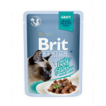 BRIT Premium Fillets in Gravy set hrana umeda pisici adulte, cu vita in sos 24 x 85 g