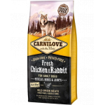 CARNILOVE Hrana uscata pentru caini adulti, cu iepure si pui 24 kg (2 x 12 kg)
