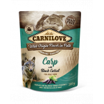 CARNILOVE Hrana umeda pentru caini- Crap cu morcov negru 300g