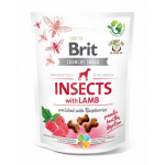 BRIT Care Dog Crunchy Crakcer Insect&amp;Lamb 200 g recompense crocante pentru caini, cu insecte si miel