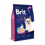 BRIT Cat Premium by Nature Adult chicken Hrana uscata pentru pisici adulte, cu pui 8 kg