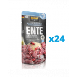BELCANDO Finest Selection hrana umeda pentru caini, cu rata cu orez si merisoare de munte 24x125 g