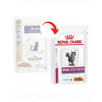 ROYAL CANIN Renal Feline hrana umeda dietetica pentru pisici cu insuficienta renala cronica, cu pui 24 x 85 g