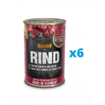 BELCANDO Super Premium hrana umeda pentru caini, vita cu cartofi si mazare 6x400 g