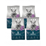 ARISTOCAT Bentonite Plus nisip pentru pisica, din bentonita cu miros lavanda 20 l (4 x 5 l)