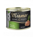 MIAMOR Feline Filets Hrana umeda pentru pisici , cu ton cu legume in aspic 185 g