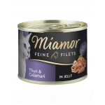 MIAMOR Feline Filets ton si calamar in aspic 185 g pentru pisica