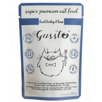 GUSSTO Cat Fresh Turkey&amp;Tuna ton si curcan, hrana pisici 24x85 g