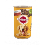PEDIGREE Adult 12x1200g Conserve hrana umeda caini, cu pui si morcovi in aspic