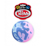 PET NOVA DOG LIFE STYLE Plină plutitoare minge de câine 7cm multicoloră aromă vanilie