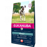 EUKANUBA Dry Base Adult Large Breeds Salmon &amp; Barley hrana uscata caini adulti talie mare, somon si orz 2.5 kg