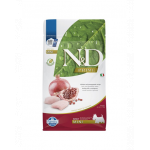 FARMINA N&amp;D Adult Hrana uscata pentru caini adulti de talie mica, cu pui și rodie 800 gr